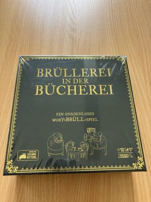 Brüllerei In Der Bücherei Brettspiel Neu und OVP Deutsch Rarität