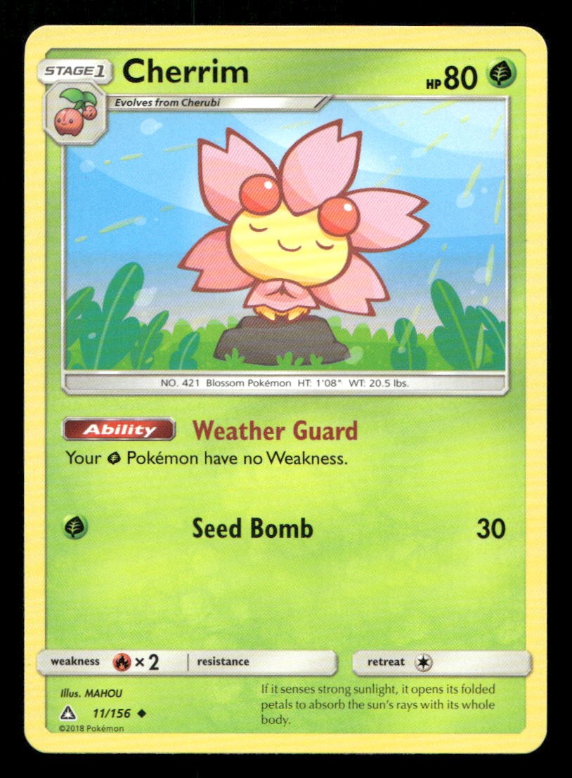 Cherrim 11/156 Ultra Prism LP Pokemon