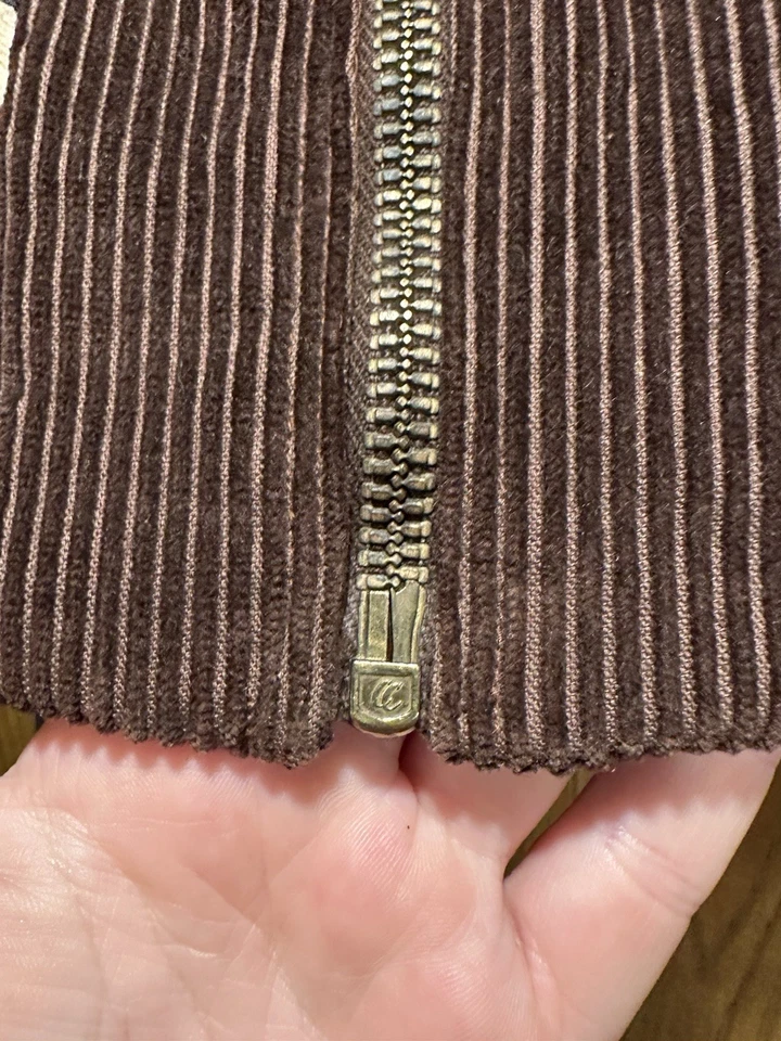 Chaqueta estilo blusa con cremallera vintage MCM gatos pana atómica abrigo retro siamés Foto 2 de 4