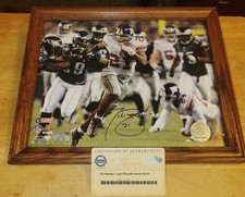 Tiki Barber Auto'd 8 x 10 