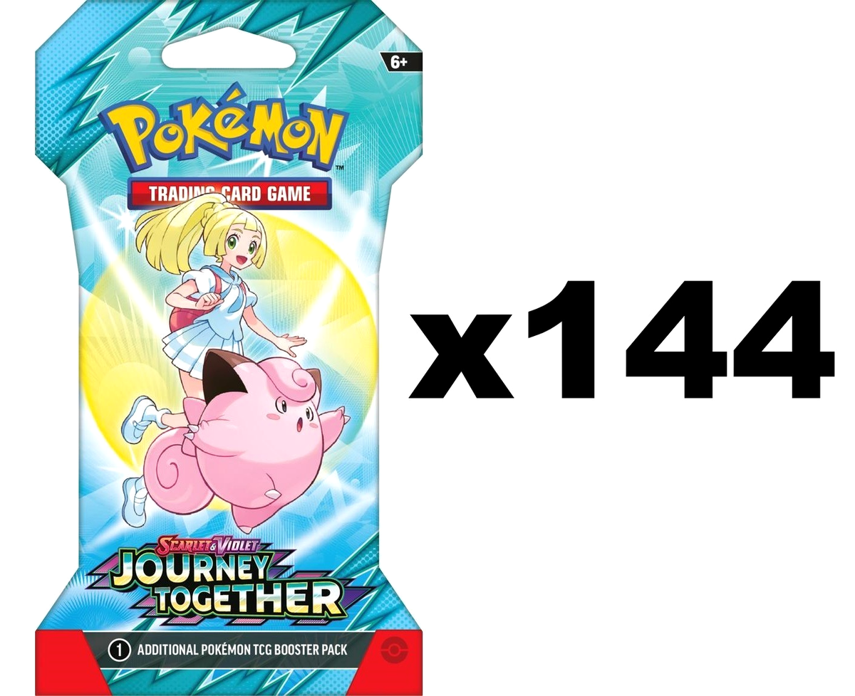 Pokemon TCG SV09 Journey Together Sleeved Booster Case Box 144