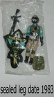 GI JOE STEEL BRIGADE MAIL AWAY FIGURE SEALED #1266900 Leg Date 1983 China H-1