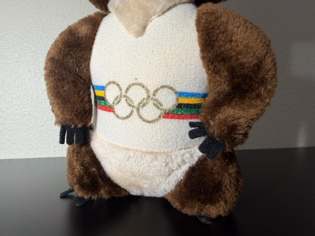 RARE! Vintage 1979 Misha Olympic Bear Plush w/ Original Tag Moscow