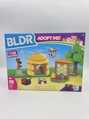 BLDR Adopt Me! Coffee Shop W/ Queen Bee & Ladybug Building Set 225 Piece NEW NIB