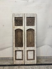 Porta indiana vintage in legno di teak intagliato: rustico bohemien arredamento casa porta indiana