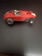 AURORA THUNDERJET 500 T JET INDY RACE CAR HO SLOT CAR 1960s IN RED