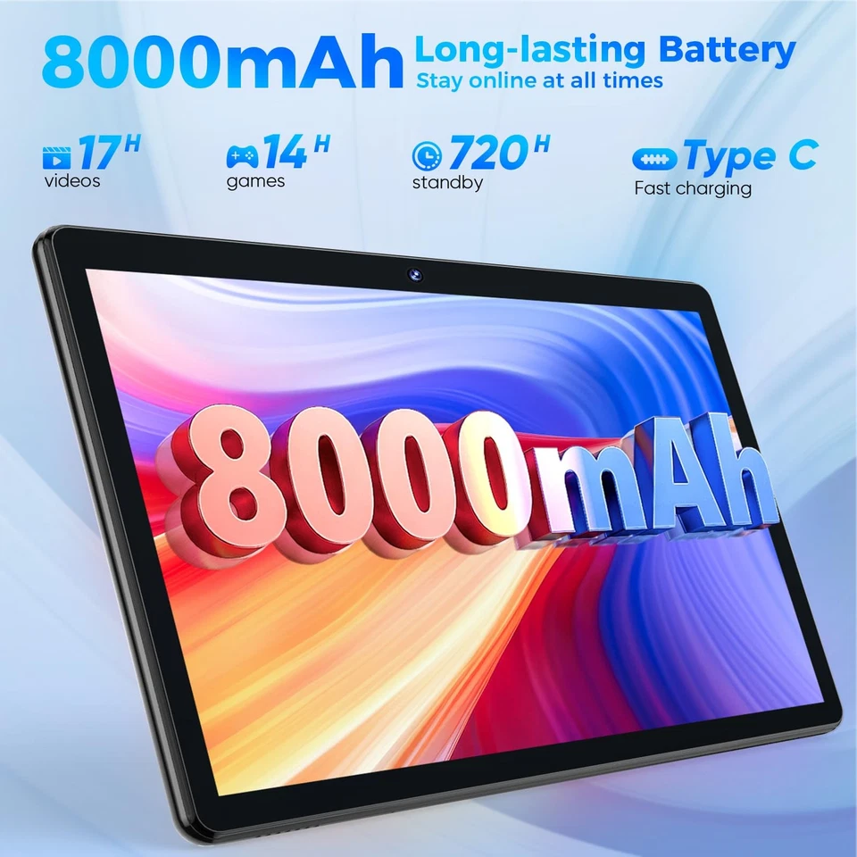 Android Tablet with Keyboard, 26GB RAM, 256GB ROM(1TB Expand), 10.1 inch Andr... - Image 4 of 4