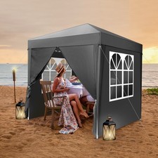 Pavillon Pop up Faltpavillon Wasserdicht Partyzelt  Gartenzelt UV Schutz 2x2m