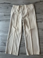 Vintage Gucci Trousers Dress Pants Mens 36 X 28 Thick Wool Suspenders Buttons