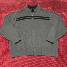 Dockers Mens long Sleeve Quarter Zip Sweater No Size Tag See Measurements