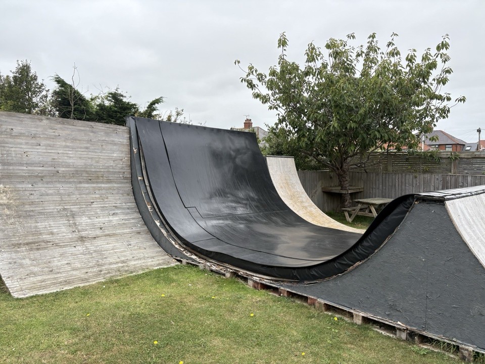 Skate, Scooter, Bmx, Skatepark Half Pipe, Mini, Spine And Resi Training ...