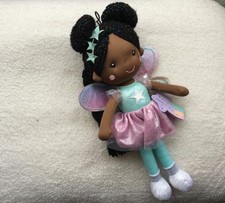 The Card Factory Green Fairy Rag Doll Plush Soft Toy Brand New With Tags 14"