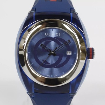 Gucci G Sync Watch GUCCI SYNC YA137104 Men's Watch – Blue Dial, Quartz
