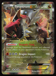Tyrantrum EX XY70 XY Black Star Promo