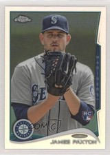 2014 Topps Chrome Refractor James Paxton #21 8k4