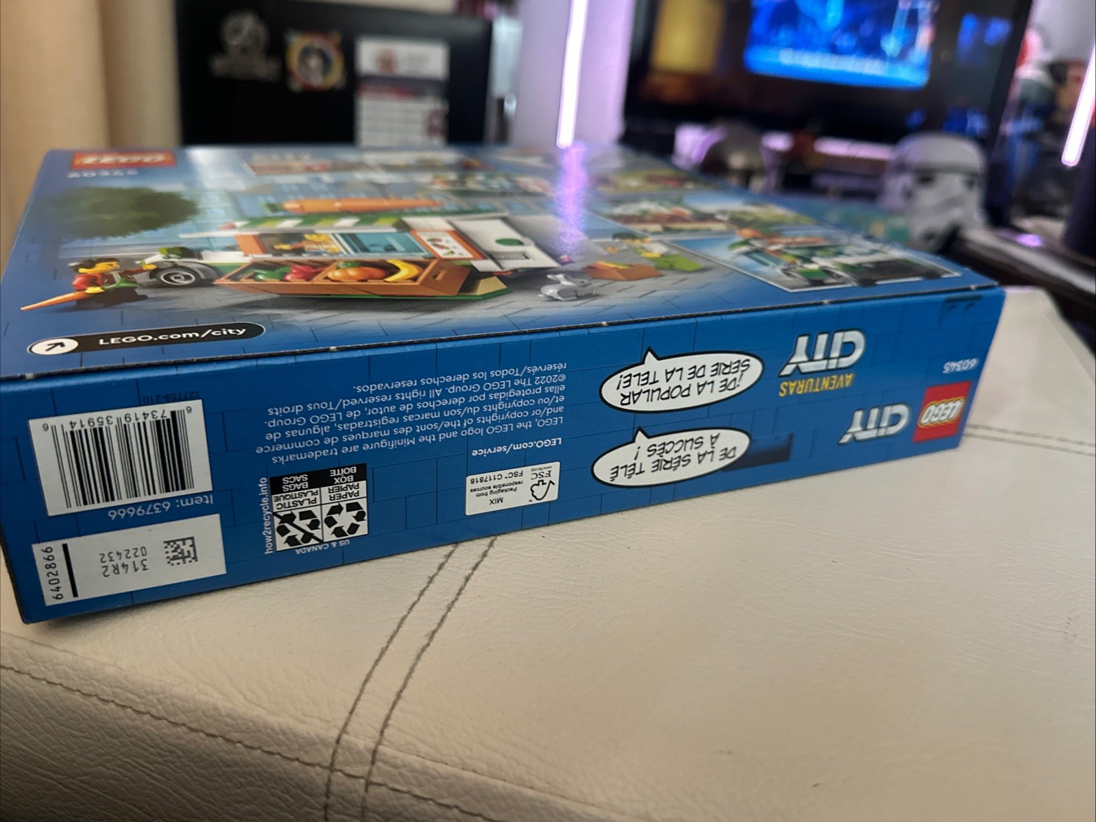 LEGO CITY: Farmers Market Van (60345) Retired - New Sealed Original Box thumbnail 6