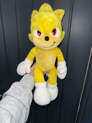 Build a Bear goldgelb Super Sonic The Hedgehog 2 Film Plüschtier 18 Zoll Stofftier