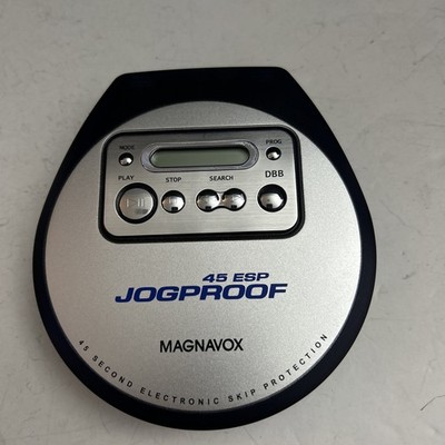 Magnavox Portable CD Player JogProof 45 ESP Anti Skip MPC225SL /17 Tested Works