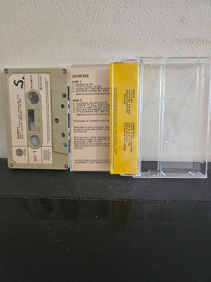 GENESIS Genesis 1983 CASSETTE TAPE PHIL COLLINS AUSTRALIAN RELEASE - Image 2 of 4