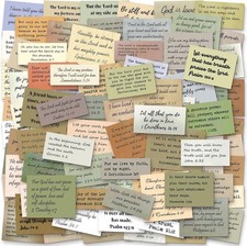 "Bible Verse Stickers 120PCS Christian Inspirational Quotes Scrapbook Laptop "