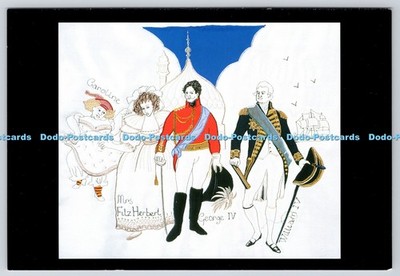 L356028 George IV With His Lady Love Mrs Fitzherbert Linda Straw Madeira Threads