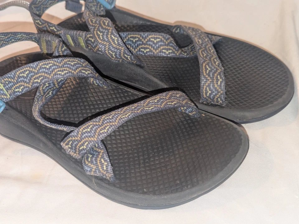Sandalias Chaco Z Azul Marino/Tostado Niños/Juniors Talla 5 Foto 3 de 4