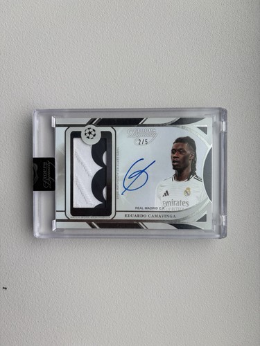 2025 TOPPS DYNASTY EDUARDO CAMAVINGA MATCH WORTH AUTO PATCH /5 SEALED FRANCE