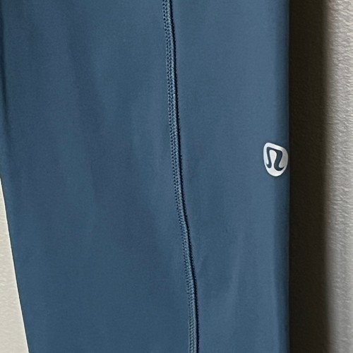 Collant Lululemon taille haute rapide et gratuit Nulux bleu pétrole taille 6 LW5CFSS - Photo 3/10