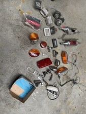 Konvolut Oldtimer Leuchten Rücklichter Blinker Triumph MG etc.