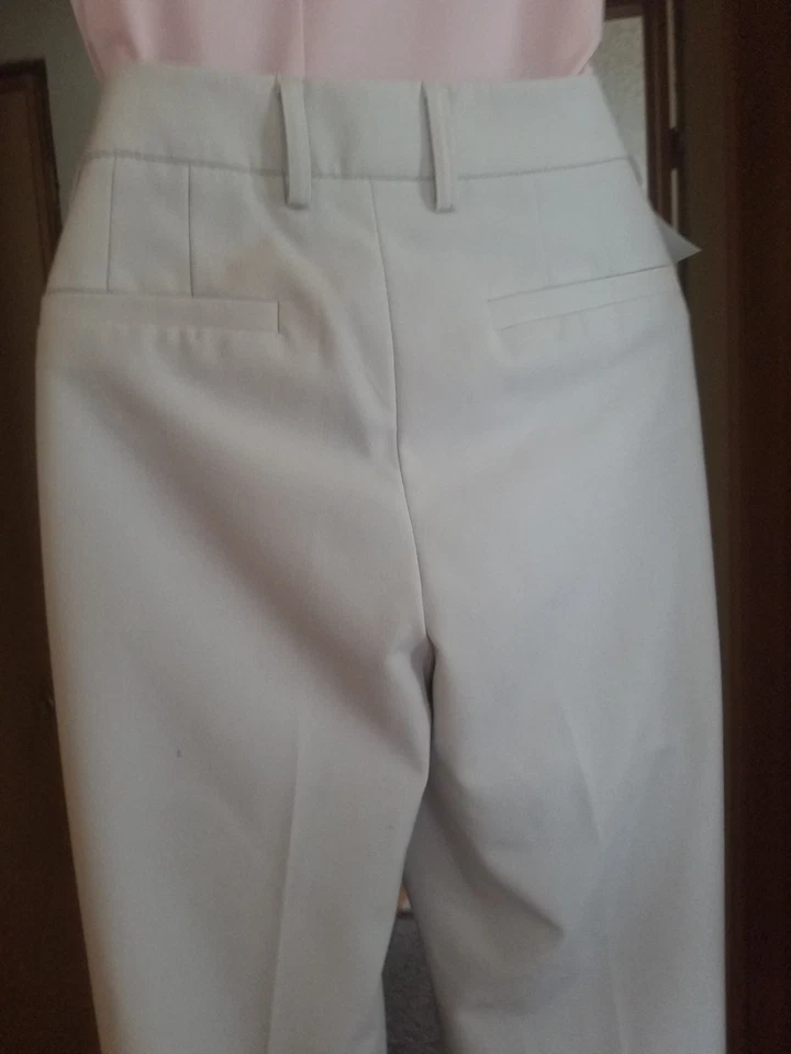 Jones New York Grace Pantalón al Tobillo en Ostra Talla 4p Nuevo Con Etiquetas Foto 2 de 4