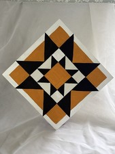 Harvest Star Handmade Barn Quilt Wall Hanging
