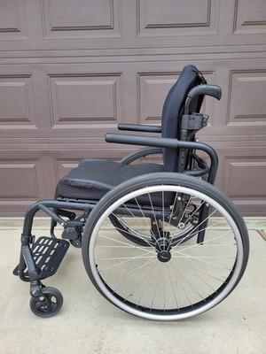 UPGRADED* Quickie Nitrum Rigid Frame Wheelchair  16''X18'' Used Black 16'' x 18''