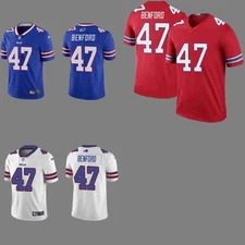 Christian Benford Bills Men stitched Jersey 
