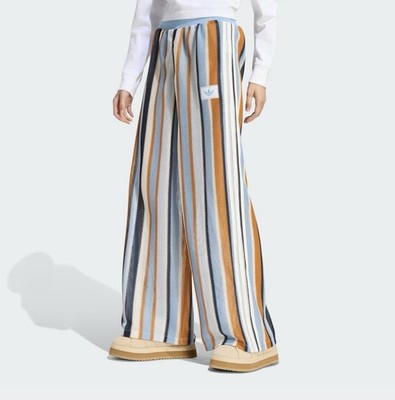 Adidas Knit Firebird Track Pant 'Summer Glow' Ash Blue | size M | KY2036 Women's
