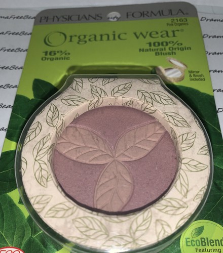 Physicians Formula Organic Wear 100% Natural Blush in 2163 * PINK ORGANICS * New - Picture 5 of 9