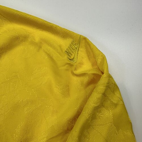 Nike Tech Pack Dri Fit Long Sleeve Top Shirt Yellow Floral DQ4294-719 Mens Large - Picture 3 of 9
