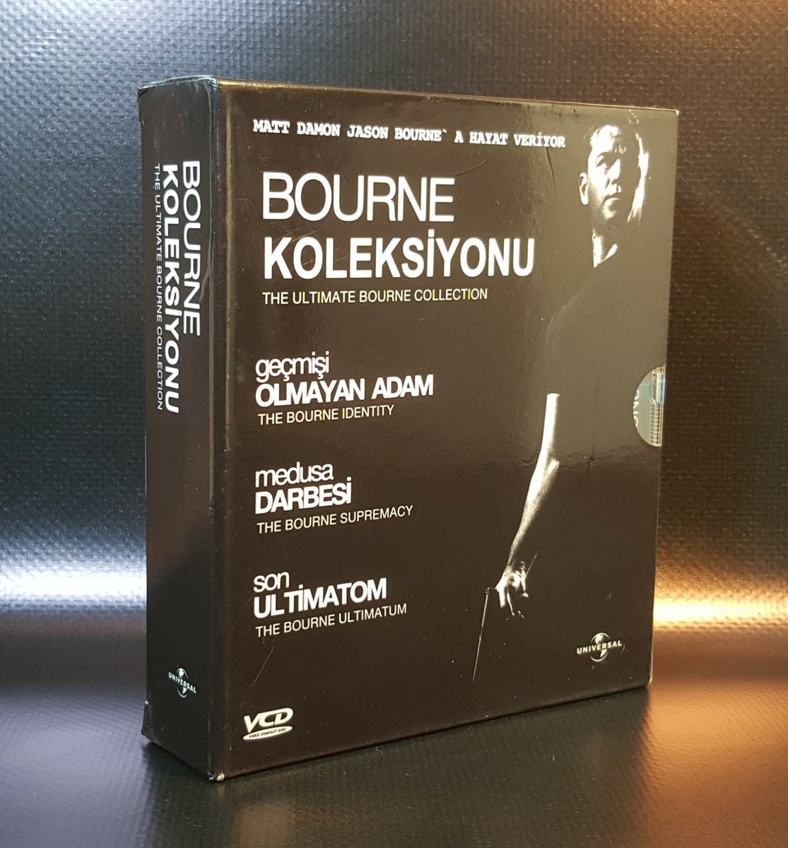 VCD Bourne Movies Box Set Identity Supremacy Ultimatum Turkish DUB