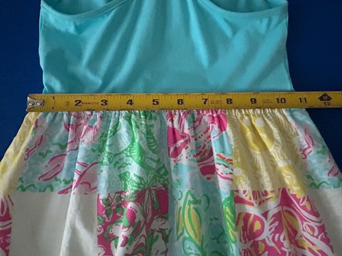 Lilly Pulitzer Girls M Dory Dress Multi State Patch Print Summer 2014 RARE vhtf - Picture 8 of 11