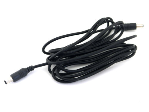 CCTV DC Power 5.5mm x 2.1mm Male To Male M/M Connector Extension Cord Cable 3M - Picture 1 of 3