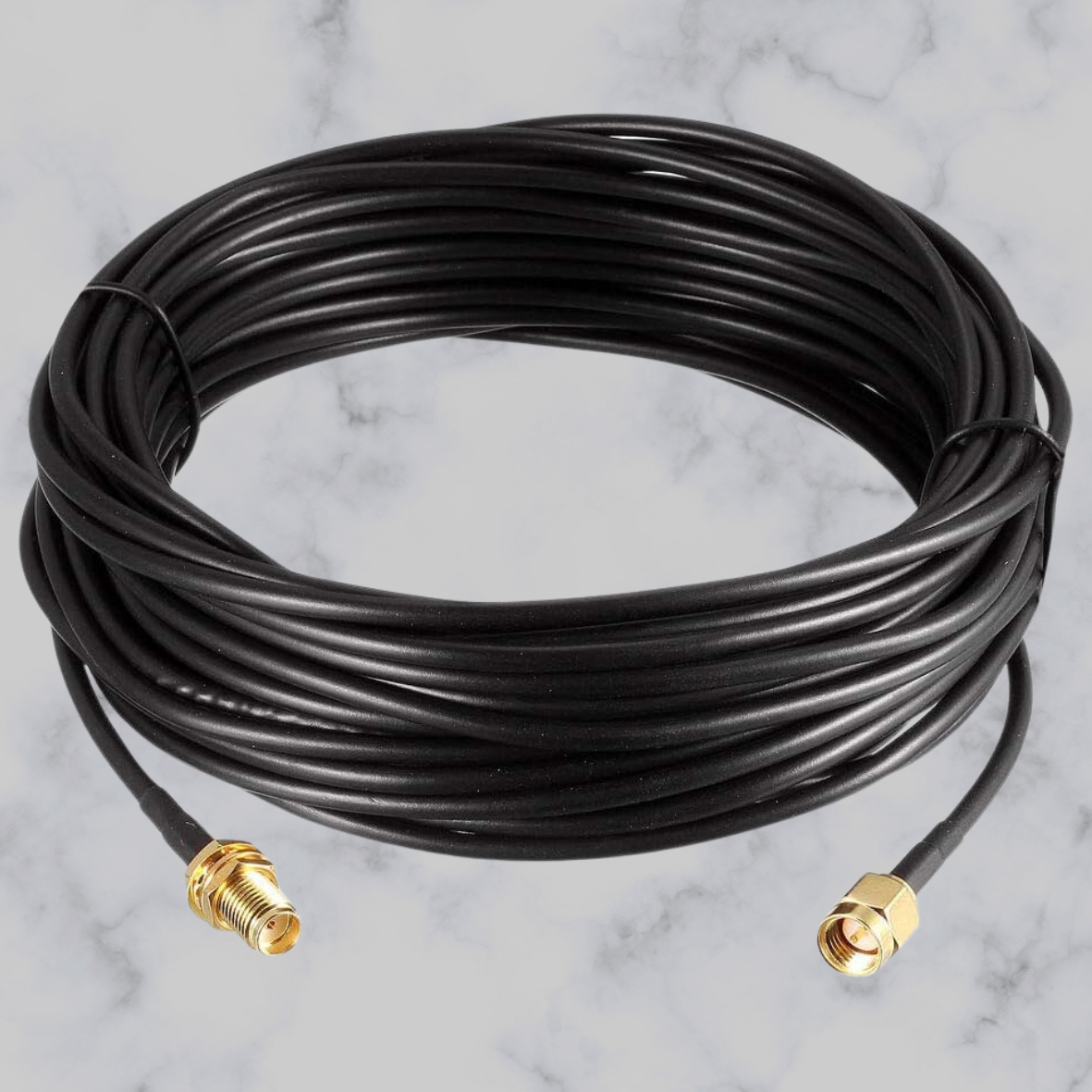 SMA Extension Cable SMA Male to SMA Female Antenna RF Coax Cable RG174 33 ft-image