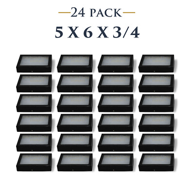 24 Pack of 5 x 6 x 3/4 Riker Display Cases Box for Collectibles Jewelry & More  