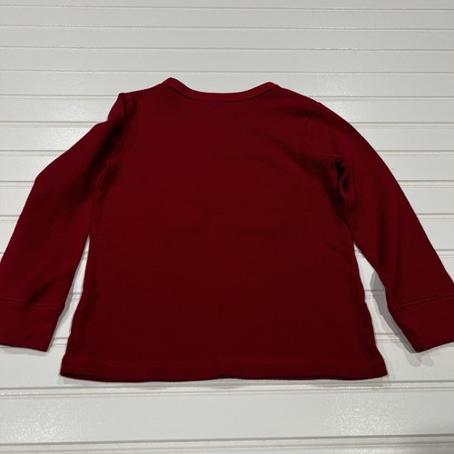 CHILDREN’S PLACE Boy’s Truck Long Sleeve Graphic Shirt Size 5T Black Red - Picture 5 of 8