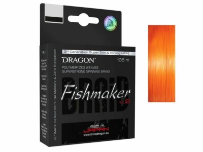 Dragon Fishmaker V2 Light Orange 135m 0,06mm-0,20mm Geflochtene Schnüre NEU 2019 Dragon Fishmaker V2 Light Orange 135m 0,06mm-0,20mm Geflochtene Schnüre NEU 2019