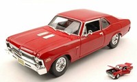 Chevrolet Nova Ss Coupe' 1970 Red 1:18 Modell 31132R Maisto