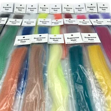 SUPREME HAIR - Fly Tying Material Synthetic Crimped Fiber - 24 Colors Available!