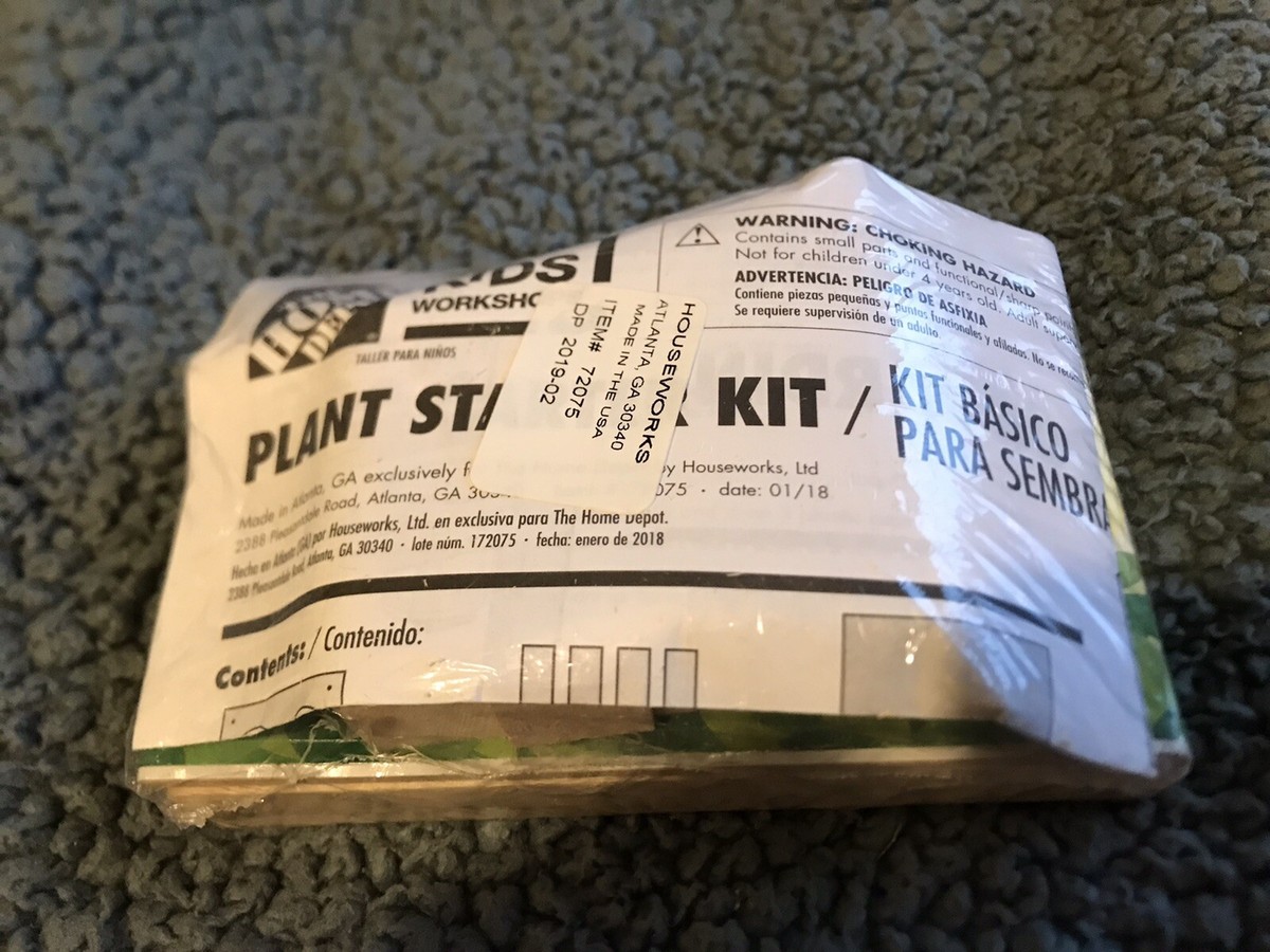 NEW Sealed Home Depot Kids Workshop Plant Stand Kit | eBay