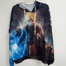 Japanese double sided Anime print hoodie sweatshirt