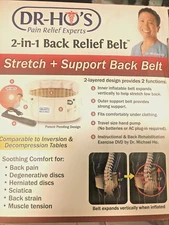 Sale! Dr Ho's 2in1 Decompression Belt For Lower Back Pain/ Support Size B
