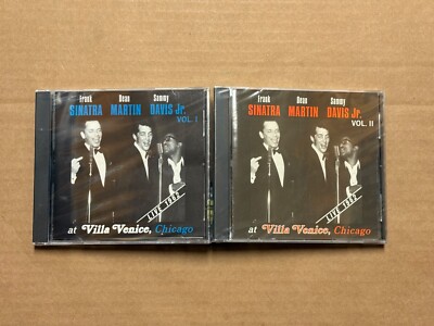 'Rat Pack' Sinatra Martin Davis Jr. Villa Venice Chicago CD Vol 1 & 2 Sealed New