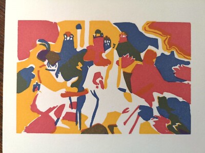 Wassily Kandinsky Original woodcut 